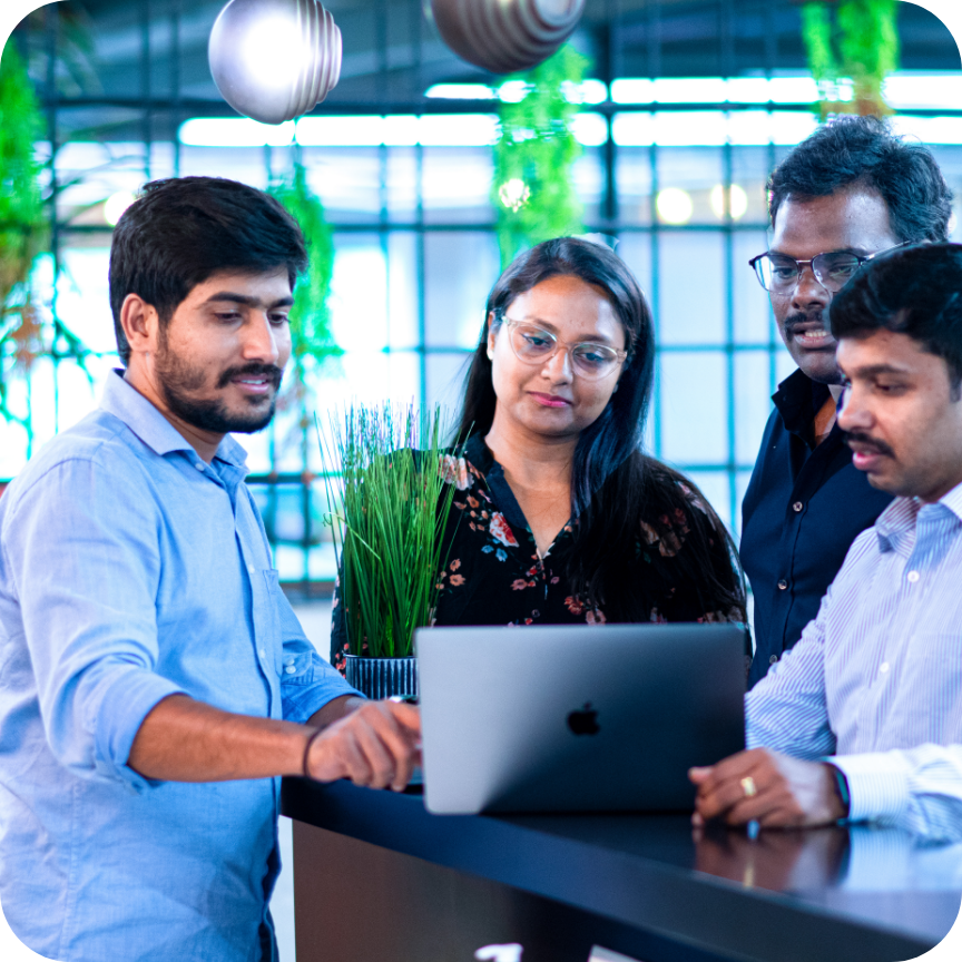 Indian digital banking team reviewing payment routing operations